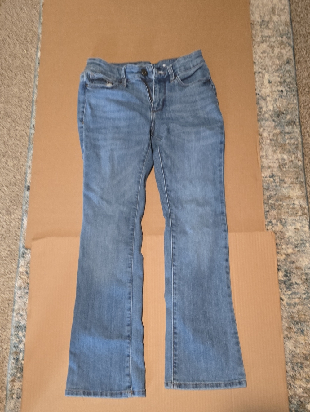 Women's Blue Denim Flare Jeans #97